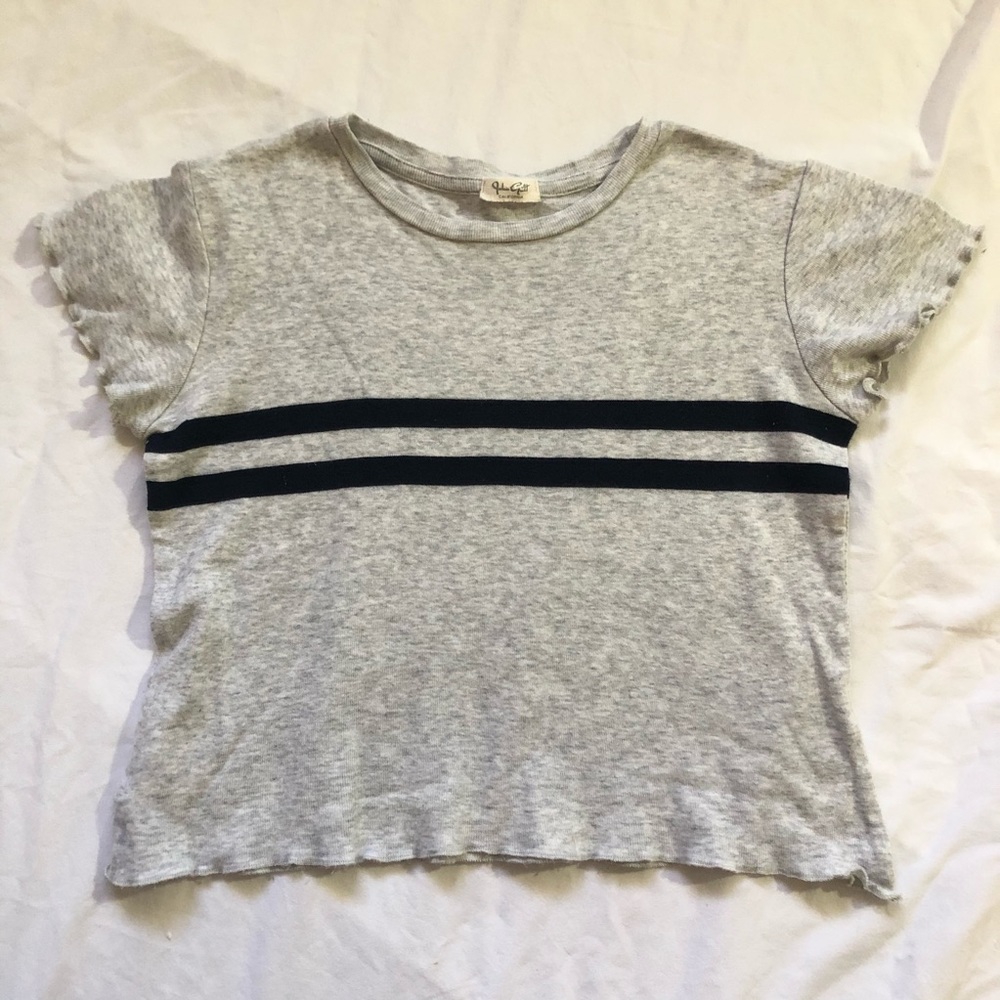 Brandy Melville grey crop top